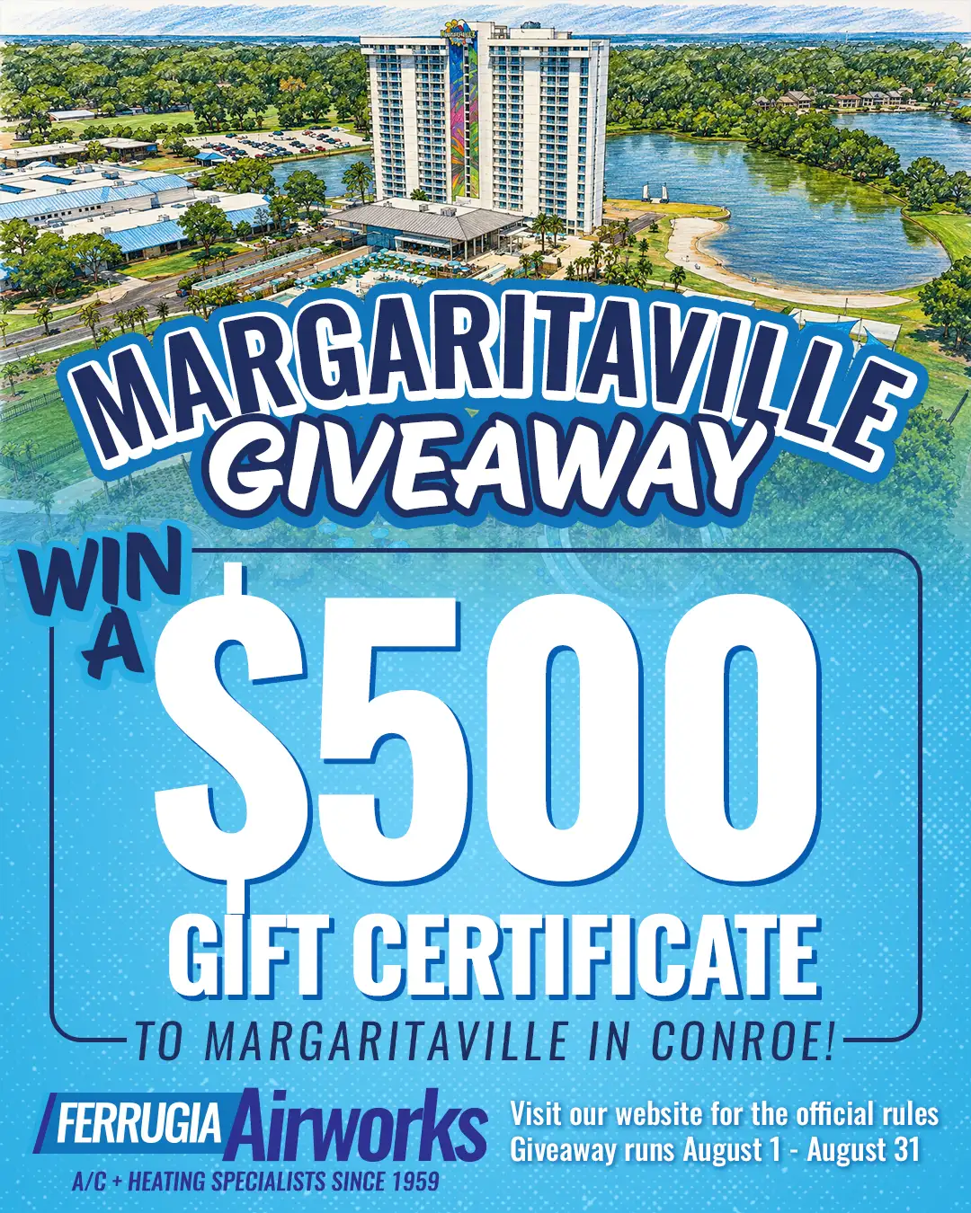 Margaritaville Giveaway Poster