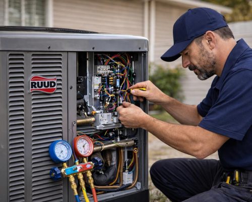 Tech- landscape heat pump